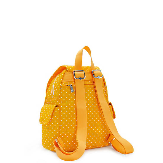 Plecaki Kipling City Pack Mini Printed Backpack Żółte | PL 1192WN